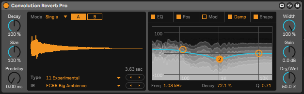 Ableton Convolution Reverb Pro