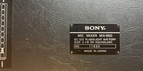 Vds table mixage SONY MX-650