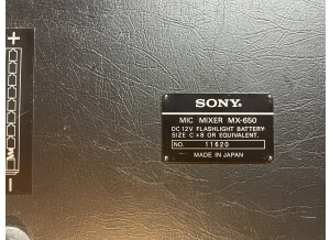 Sony MX 650