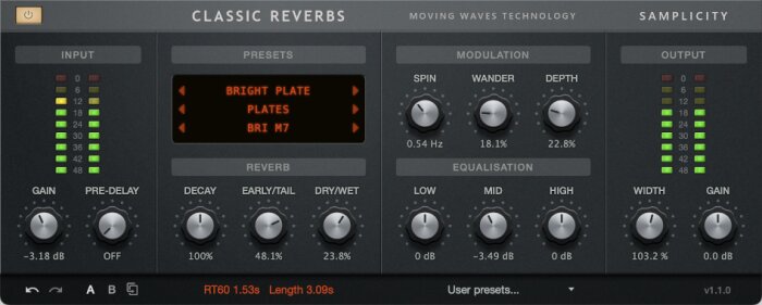 Classic Reverbs Classic Reverbs