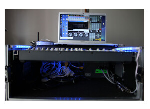 Ma Lighting 2 Port Node+Sony Vaio+console trad 24 circuits+flight-case