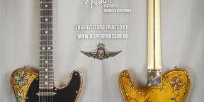 Fender American Performer Telecaster 2020 - Custom design - Jesper Eriksson + étui Deluxe