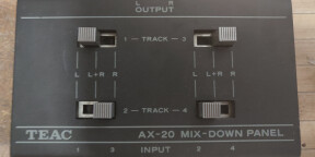 TEAC AX-20 mix-down panel 