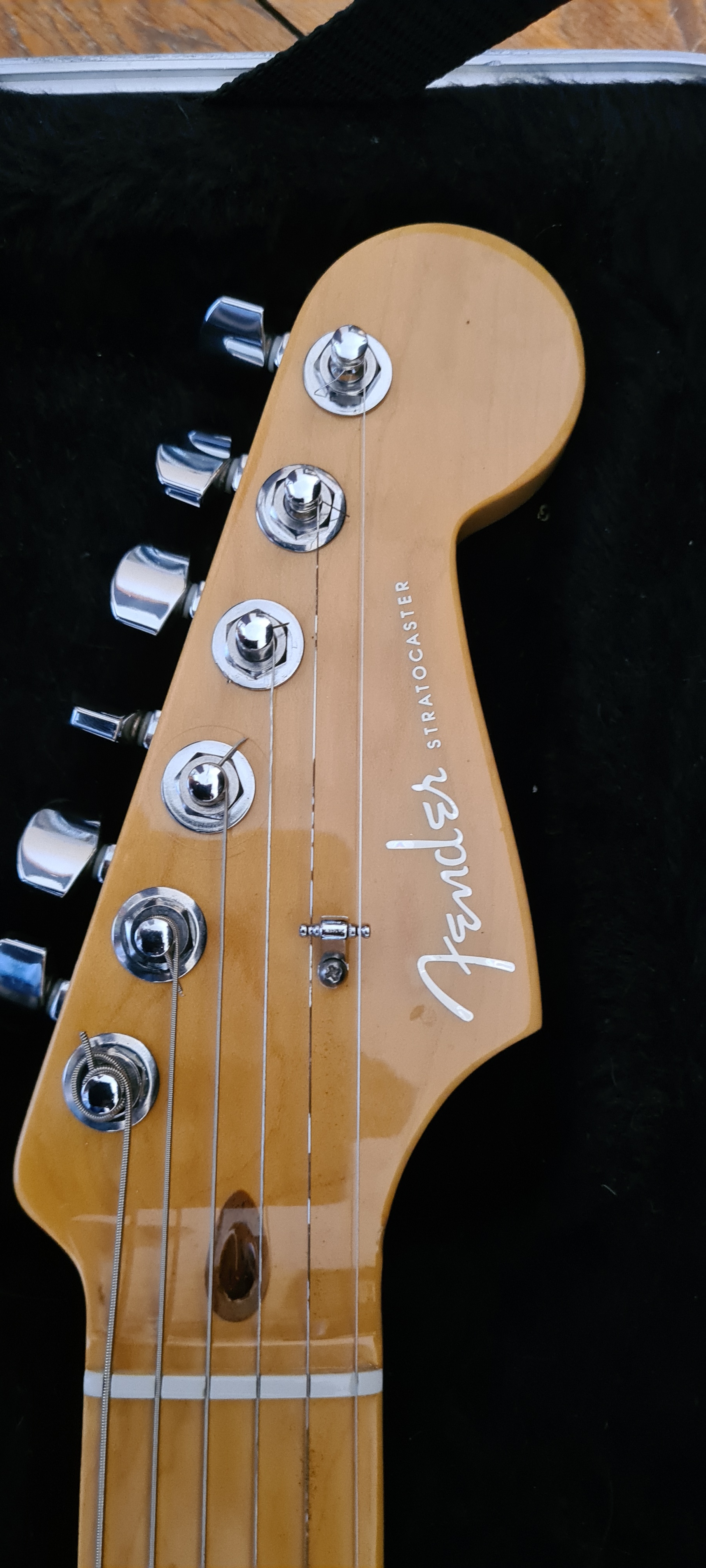 Fender Stratocaster American Deluxe FSR 2012 - Finition Aztec Gold