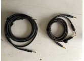 2 paires de câbles Roland jack mono 1.5 m