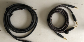 2 paires de câbles Roland jack mono 1.5 m