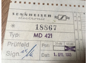 Sennheiser MD 421-N (40771)