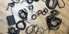Cables pour home studio + transformateur