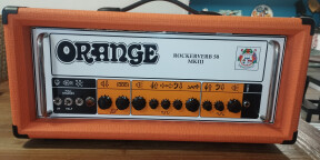 Orange Rockerverb 50 MKIII Head avec case