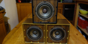 Enceintes AURATONE C5 Super Sound Cubes Vintage