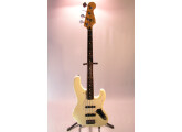 Fender American Standard Jazz Basse Long Horn Olympic White de 1989