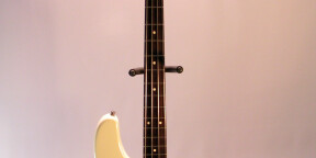 Fender American Standard Jazz Basse Long Horn Olympic White de 1989