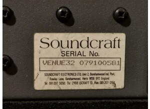 Soundcraft Venue II 32:8:2