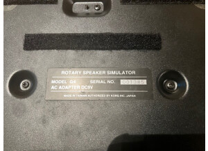 Korg G4 Toneworks Rotary Speaker