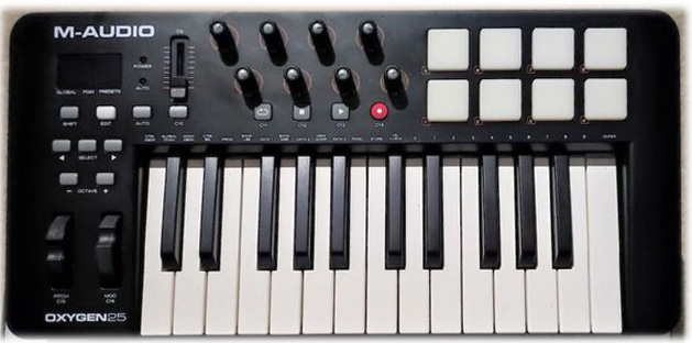 Vends clavier maitre M-Audio Oxygen 25 MkIV