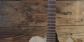 guitare électrique de Luthier type Telecaster hollowbody année 2022 Finition accastillage vintage cooper