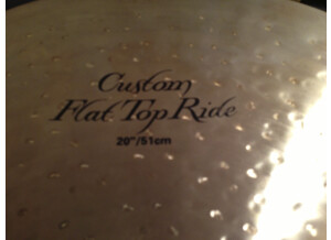 Zildjian K Custom Flat Top Ride 20"