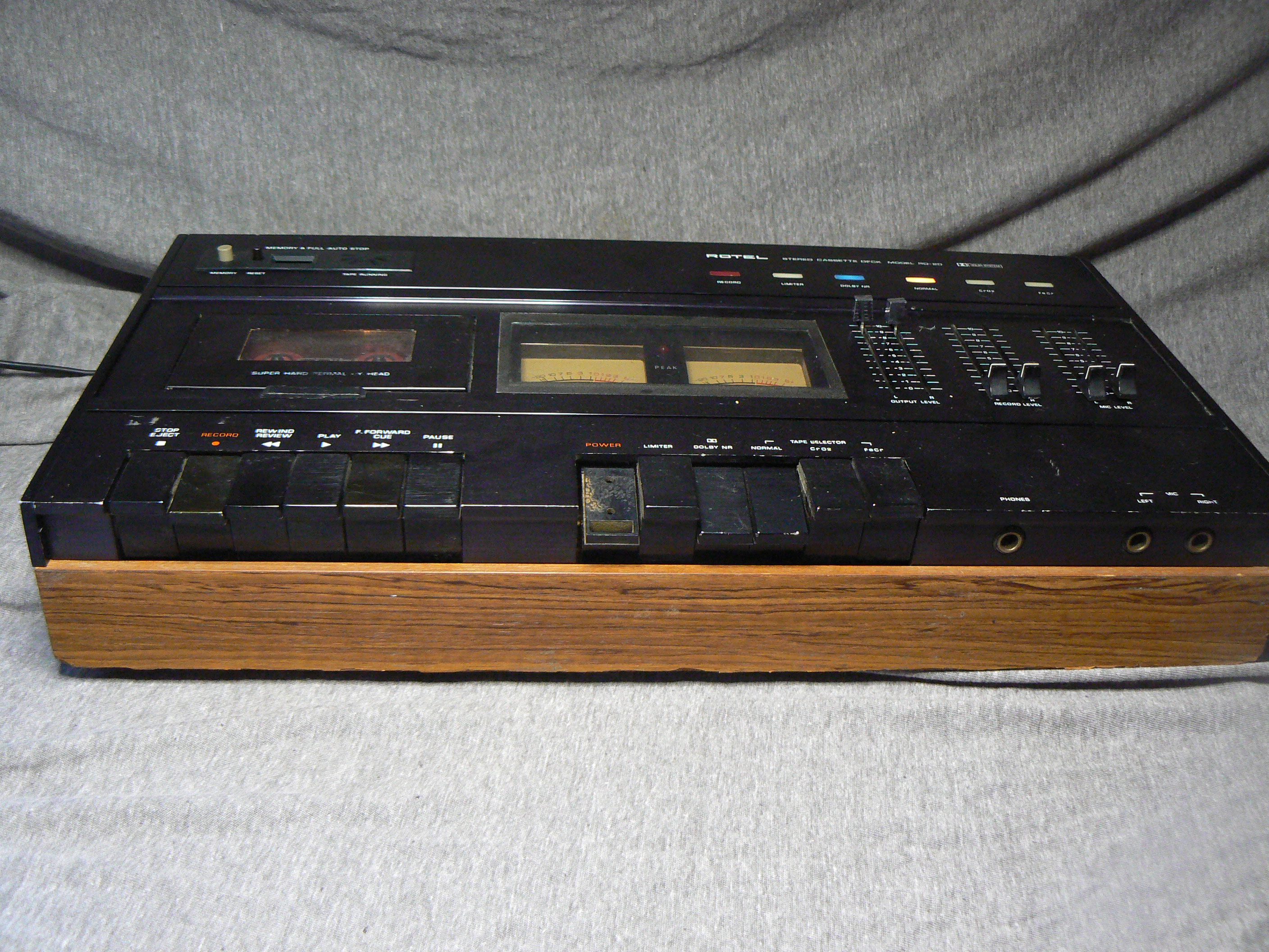 Vends platine K7 Rotel RD-20