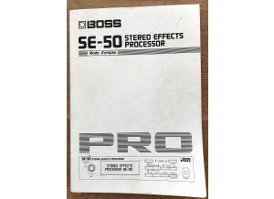Boss SE-50 Stereo Effects Processor