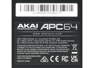 Akai Professional APC64 (59818)
