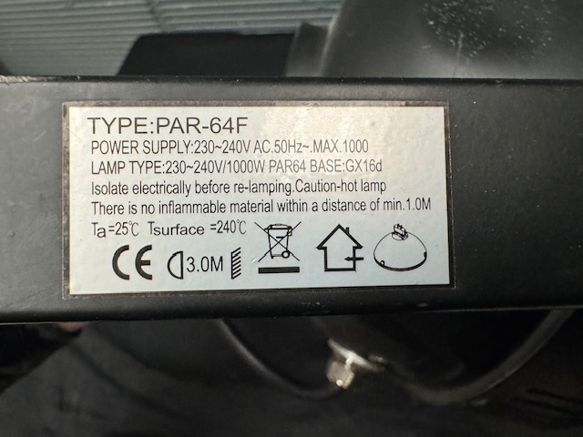 Showtec PAR 64F (89097)