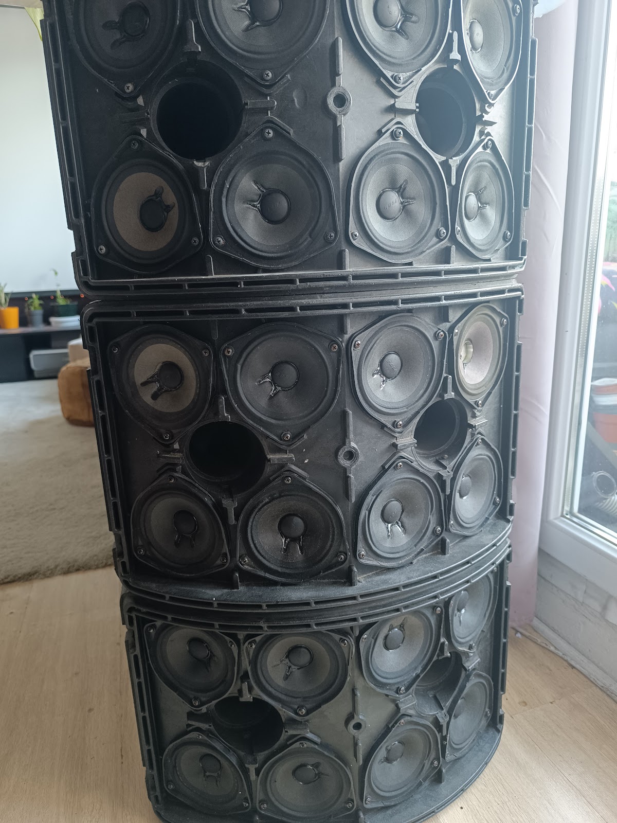 Lot de 4 Enceintes Bose 802 II noires A revoir ou utilisation en têtes / satellites / top, ultra polyvalentes (Club, discothèqu