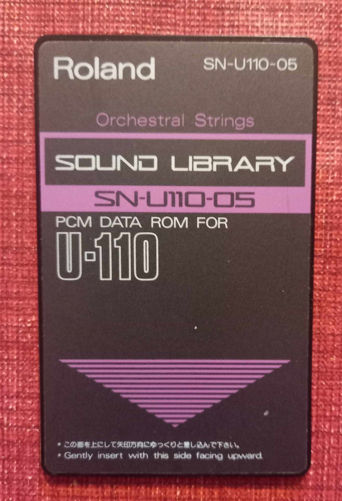 vends ROLAND CARTE SN-U110-05 POUR U110/U220/D70