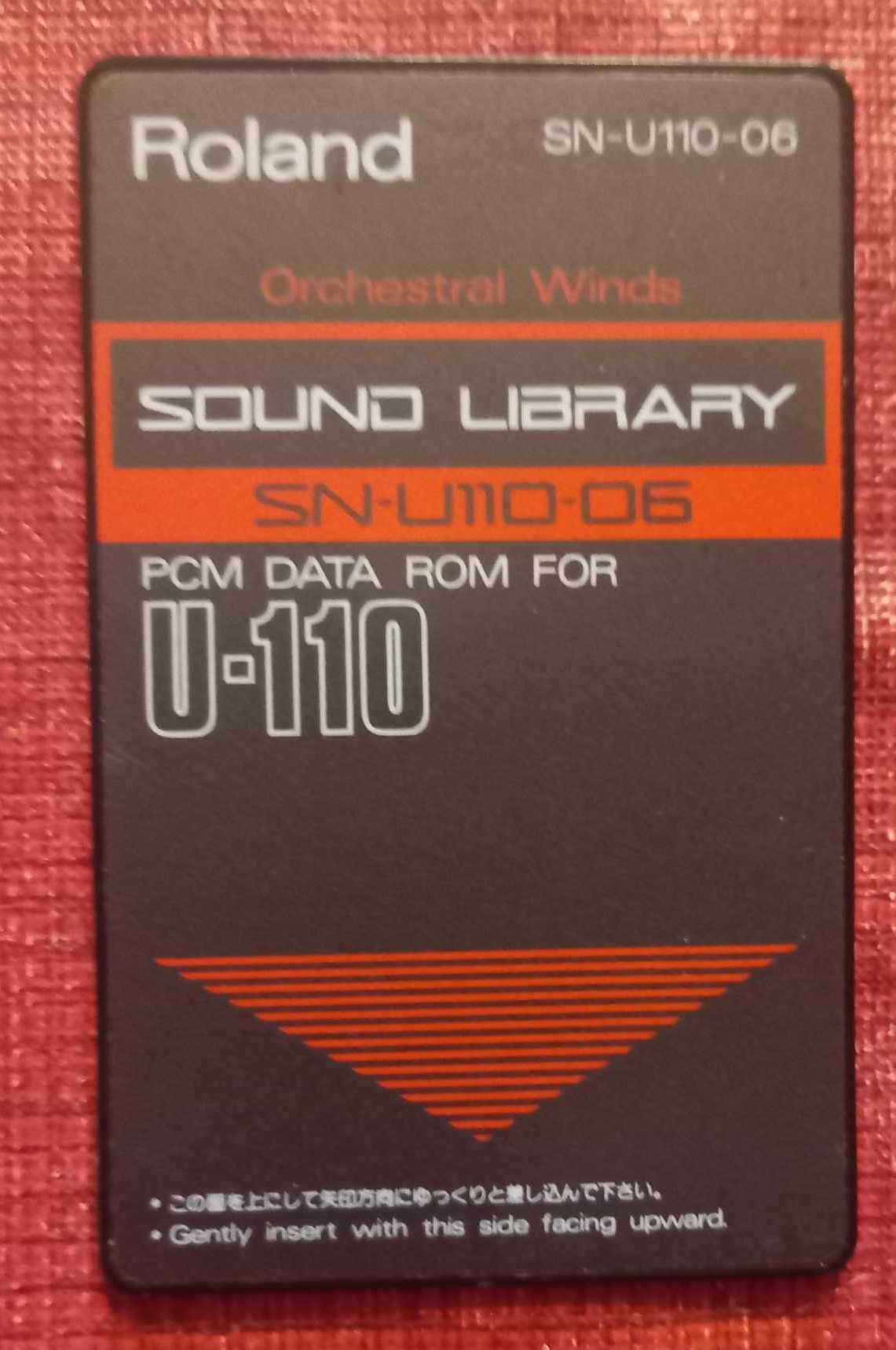 vends ROLAND CARTE SN-U110-06 POUR U110/U220/D70