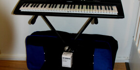 Piano Clavier Yamaha Ez-220 avec pied + tabouret + casque