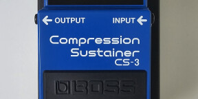 Vends Pédale Boss Compression Sustainer Boss CS-3