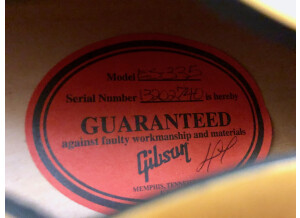 Gibson ES-335 Dot Plain Gloss (83712)