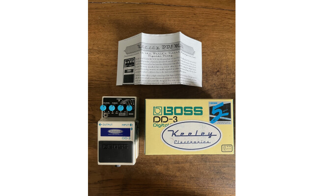 Boss DD-3 Digital Delay - Modded by Keeley (27165)