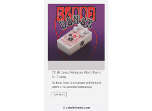 Catalinbread Blood Donor