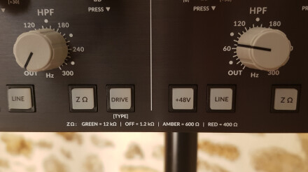 SSL PureDrive Impedance SSL PureDrive Impedance