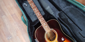Guitare Folk Epiphone PR 350-E VSB - fabrication Gibson