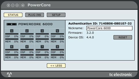Vends Powercore 6000 avec plugs optionnels