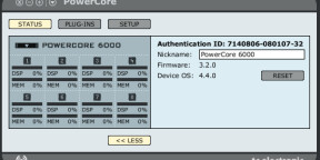 Vends Powercore 6000 avec plugs optionnels