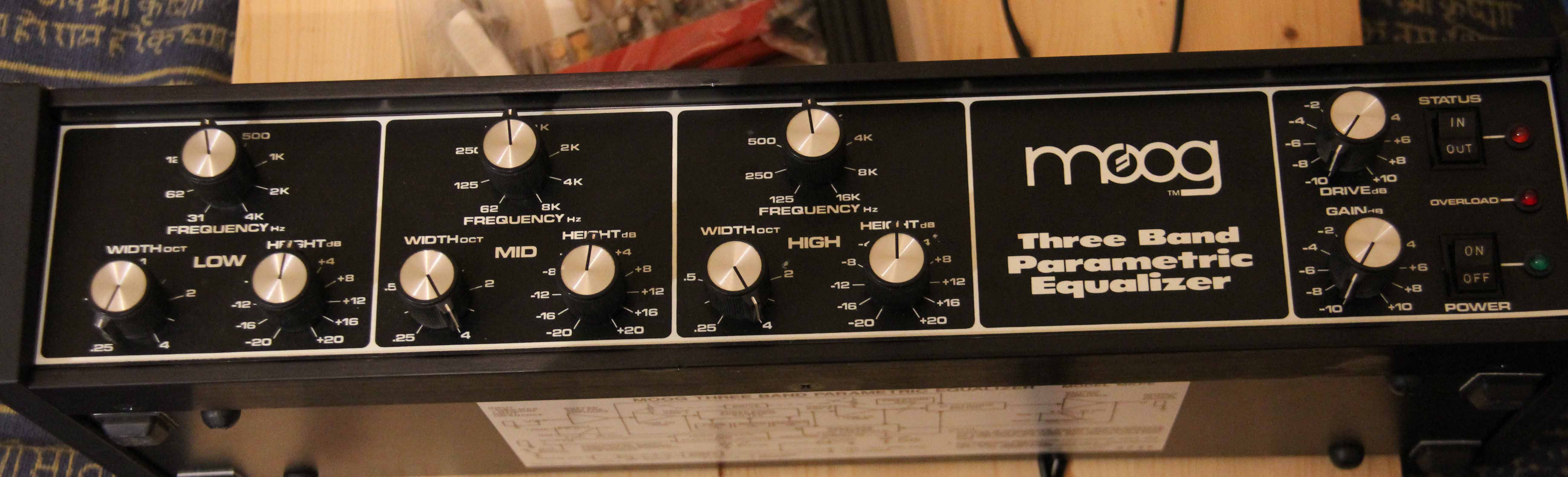 Moog Music 3 Band Parametric Equalizer 