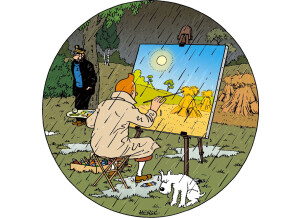 Tintin beau temps pluie meteo optimisme