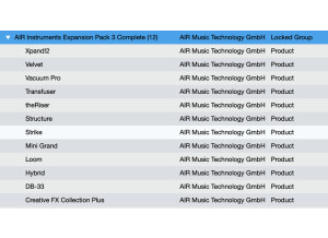 AIR Music Technology AIR Instrument Expansion Pack 3 Complete (3078)