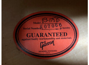 Gibson Custom Shop 1959 ES-175 Double Pickup - Vintage Burst (33196)