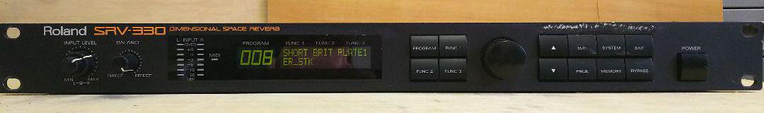 SRV-330 Dimensional Space Reverb Roland - Audiofanzine SRV-330 Dimensional Space Reverb Roland - Audiofanzine
