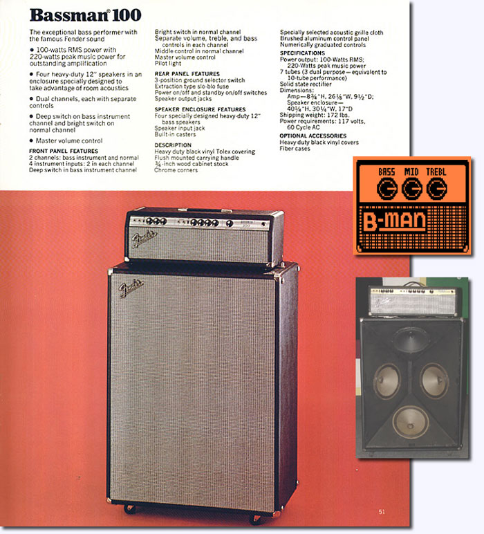 Fender Bassman 100 (Silverface)