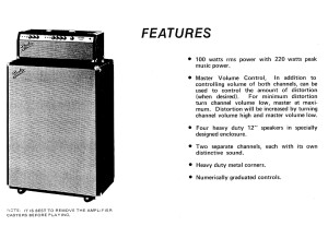 Fender Bassman 100 (Silverface) (57920)