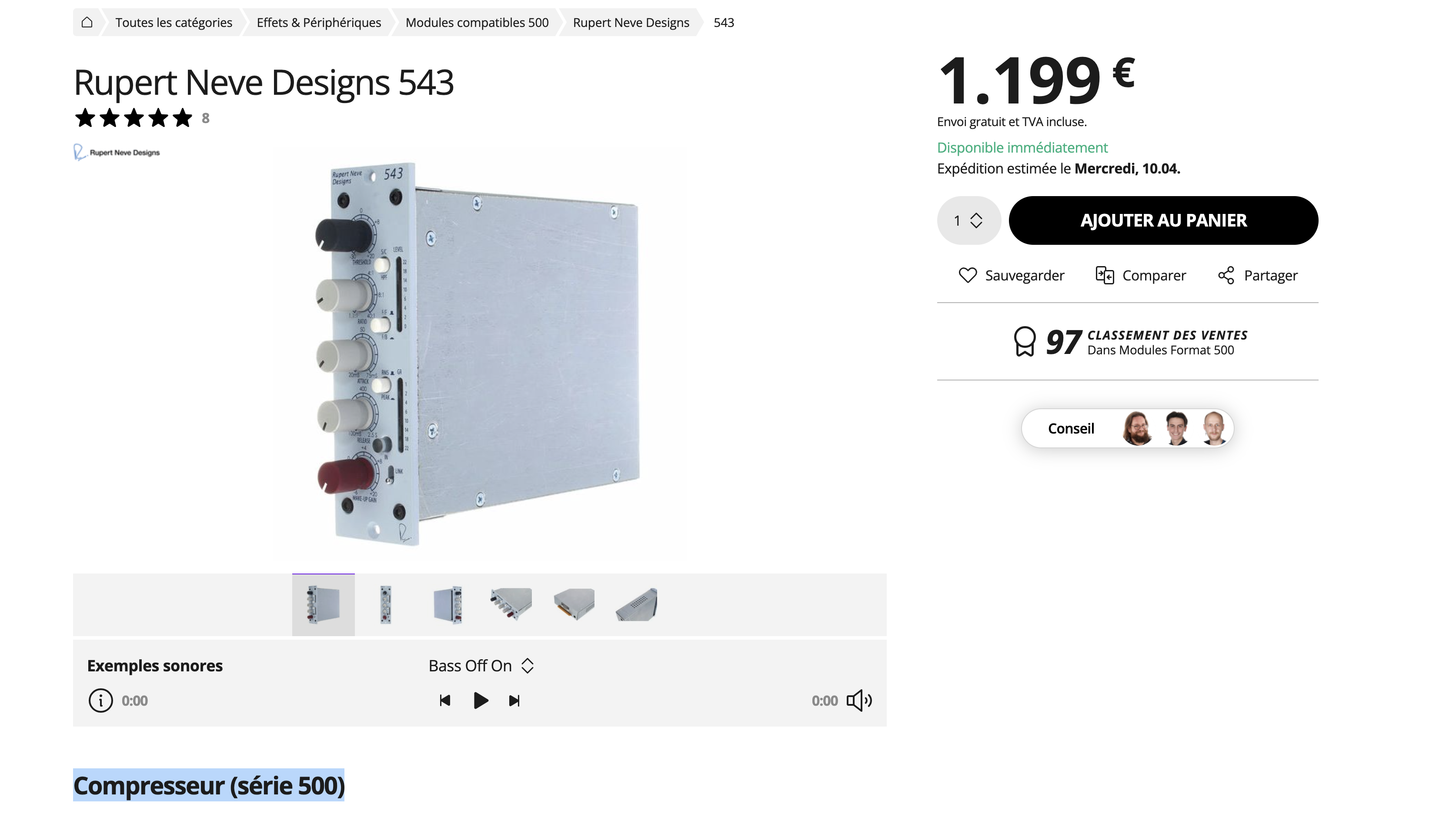 Rupert Neve Designs 543 (95152)