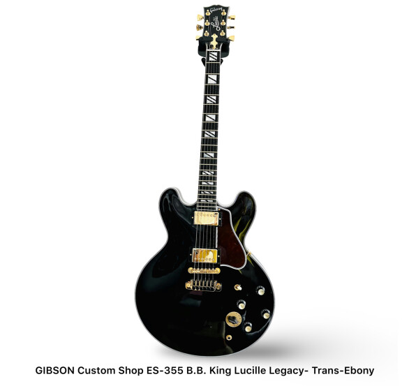 GIBSON Custom Shop ES-355 B.B. King Lucille Legacy - Trans-Ebony 1