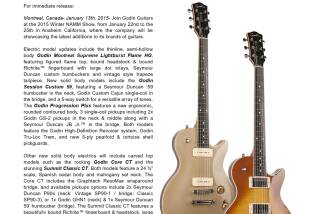 Godin Summit Classic HB