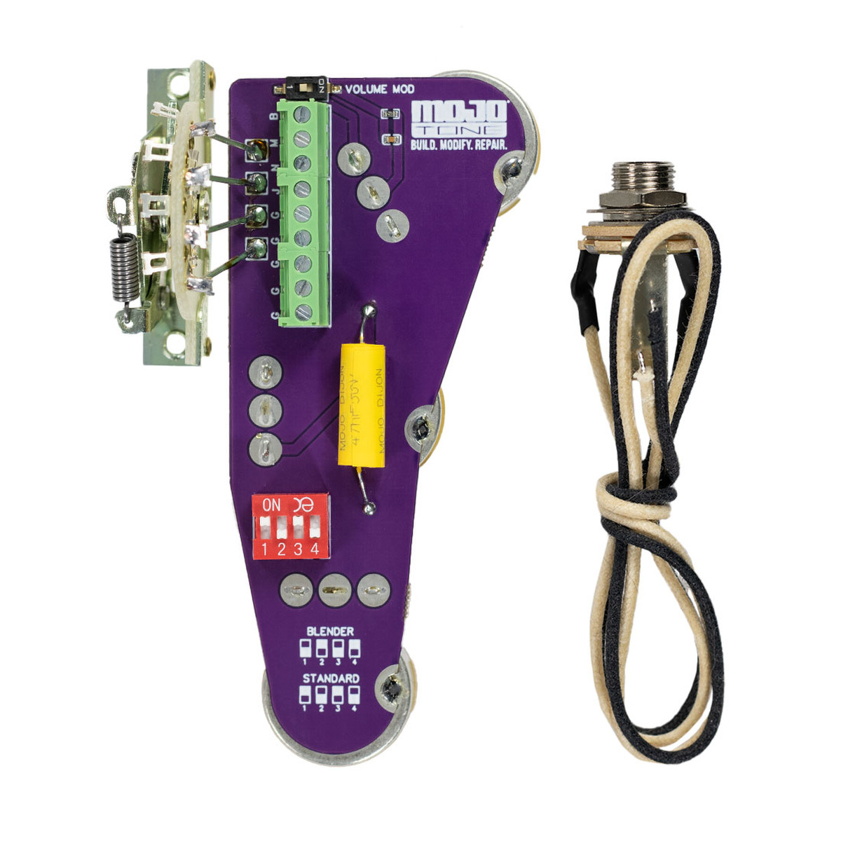 Convertible Strat Solderless Harness3