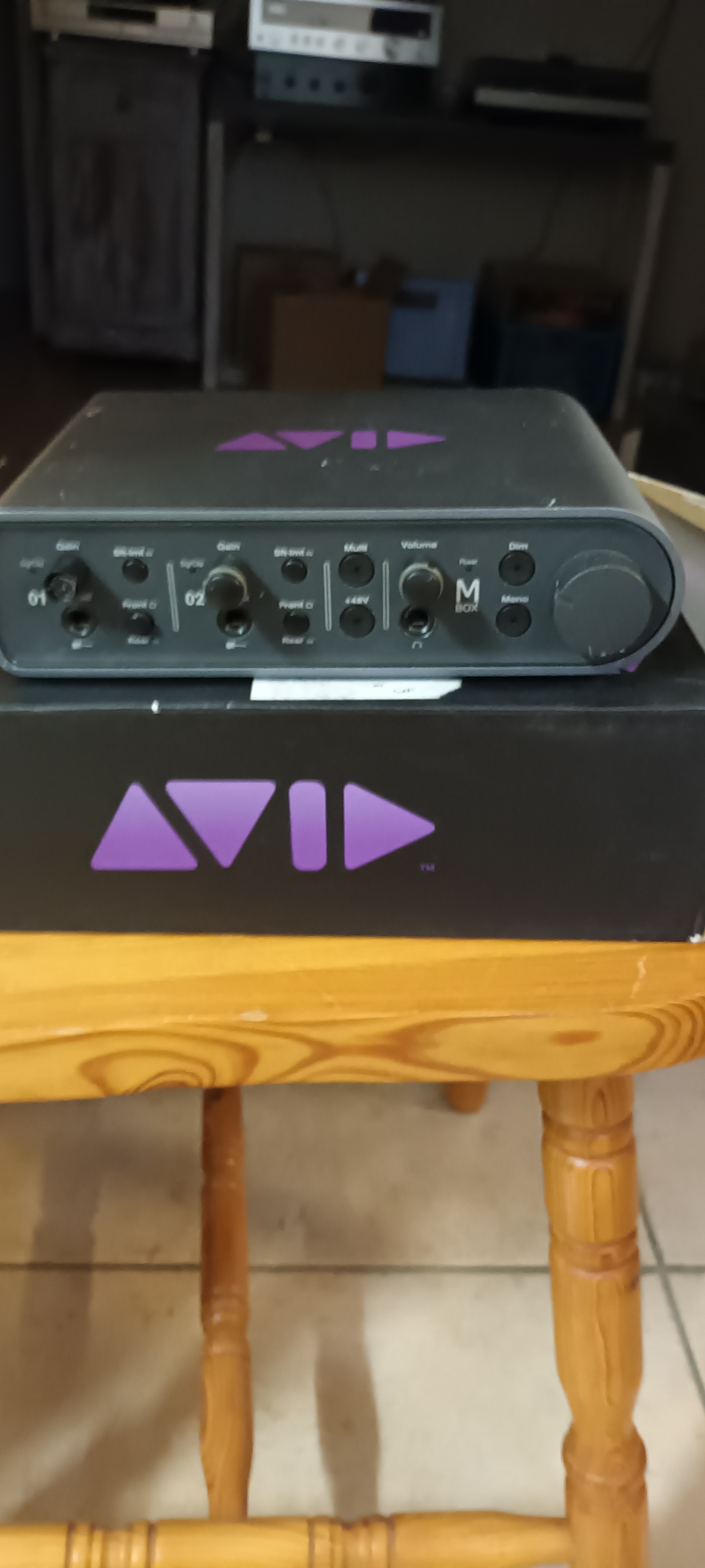 Avid carte son mbox3 avec logiciel protools 8