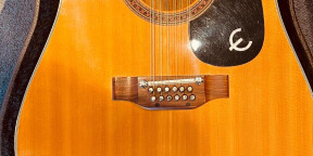 Guitare acoustique folk dreadnought années 60 Epiphone 12 cordes BARD 12 FT-165, état mint. N°642807